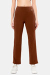 Amante High Rise Anti Microbial Track Pants - Potting Soil — thumbnail 1